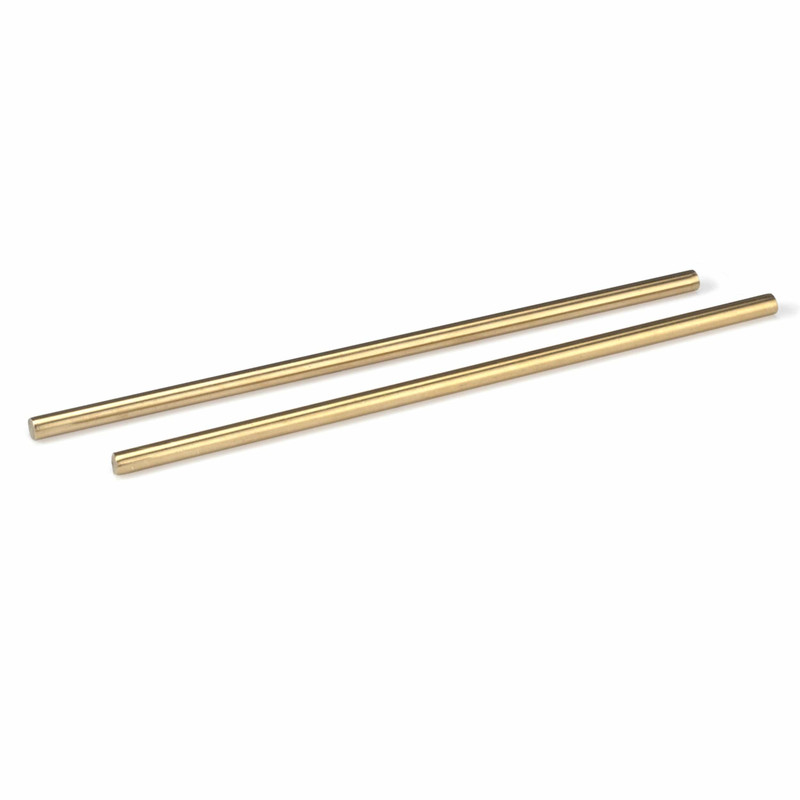 Knife Pin Stock - 3/16" x 6" - 2 Piece - Material:Brass